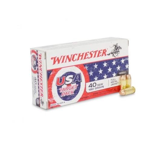 Winchester: USA .40 S&W 180gr FMJ, 50/Box