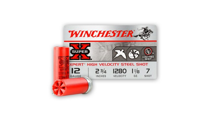 Winchester Super-X 12 Gauge 2-3/4″ 1-1/8 oz #7 Steel Shot – 25 Shells – Dirty Bird Industries