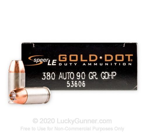 Speer Gold Dot .380 ACP 90 Grain HP