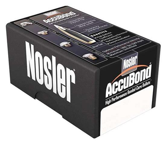 NOSLER AccuBond 7mm 140gr Spitzer Point 50/Box Bullet (59992)