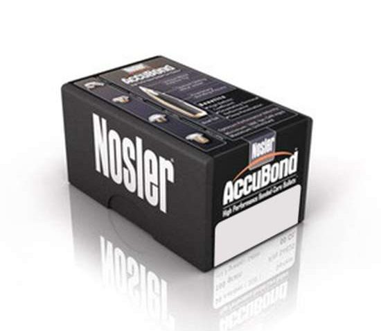 NOSLER AccuBond .30 Caliber .308" 165Gr Spitzer 50rd Box Bullets (55602)