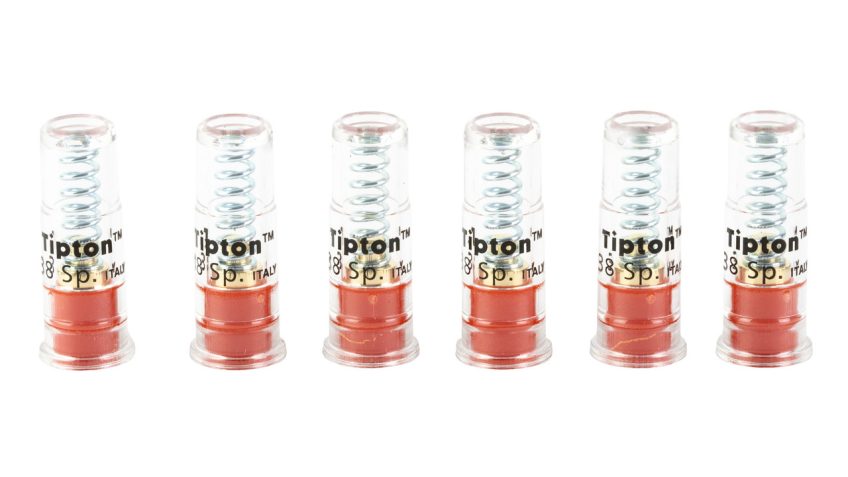 Tipton Snap Caps, Translucent Red, 38 Special/357 Magnum, 6-Pack 321398