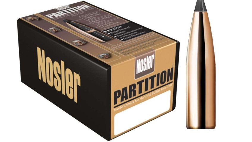 NOSLER Partition Spitzer 7mm .284 160gr Ammo 50 Per Box (16327)