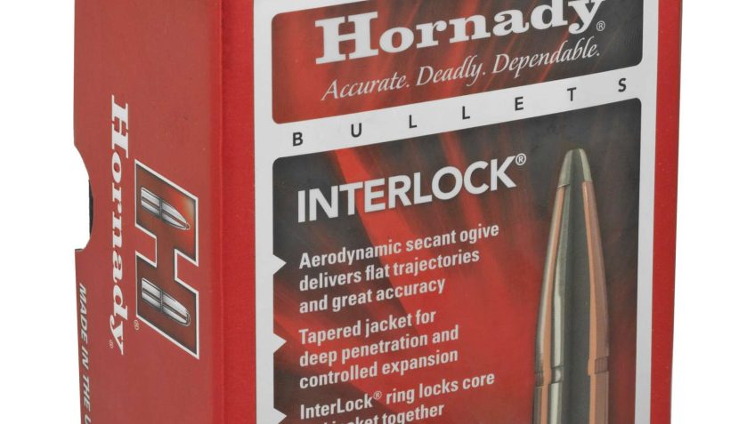 HORNADY InterLock .30 Cal 220Gr RN Rifle Bullets (3090)