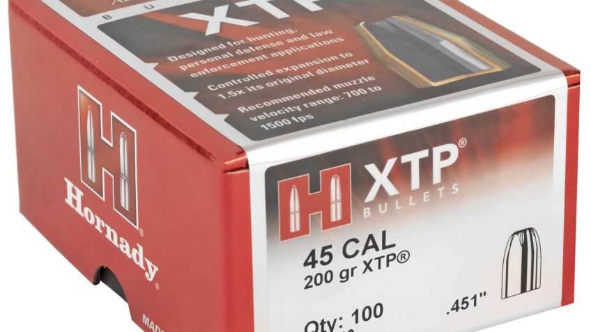 HORNADY .45 Caliber 200Gr XTP Pistol Bullets (45140)