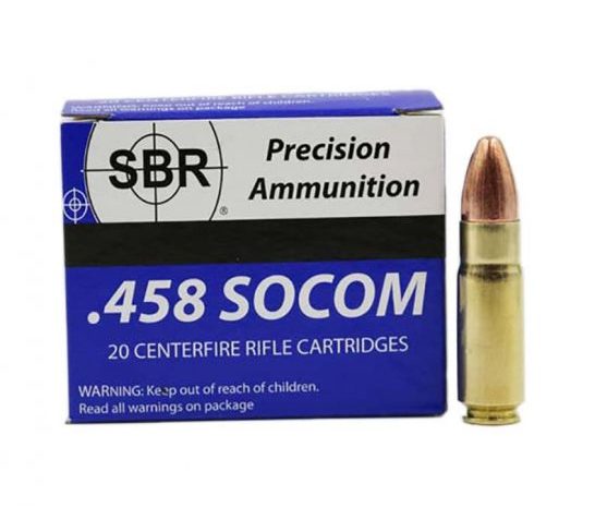 SBR .458 SOCOM 500 Gr FMJ Subsonic