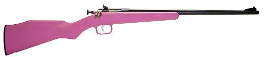 KEYSTONE SPORTING ARMS Crickett Gen 1 Youth 22LR 16.125in 1rd Blued/Pink Synthetic Bolt Action Rifle (KSA220)