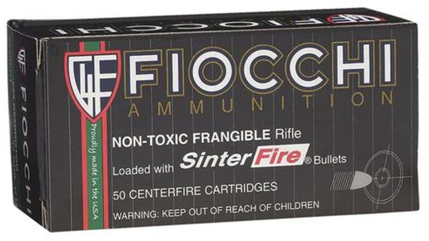 FIOCCHI 223 Rem. 45 Grain Frangible Ammo, 50 Round Box (223SFNT)