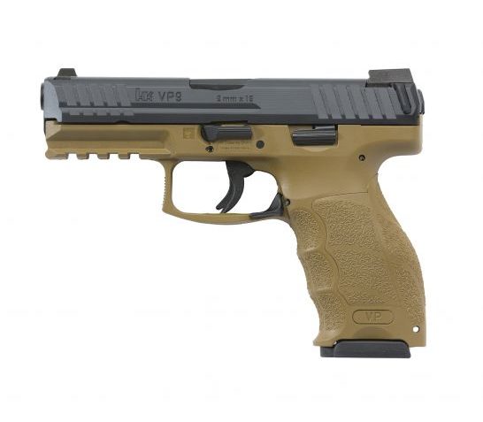 HK VP9 9mm 4.09in 10rd 2 Magazines Flat Dark Earth Semi-Auto Pistol (700009FDE-A5)