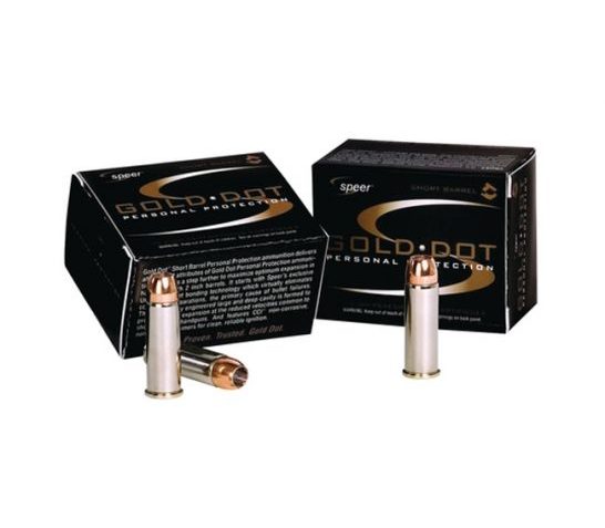 CCI Speer Gold Dot 40 S&W 180 Grain Hollow Point Ammo, 20 Round Box (23974)