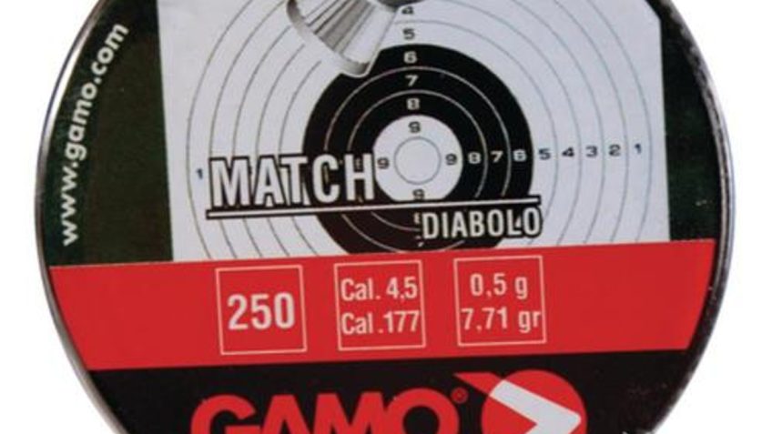 GAMO Match Pellets, 177PEL, Flat Nose Tin, 250 Pack (632002454)