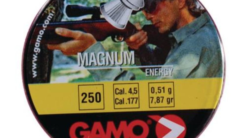 GAMO Mag Pellets, 177PEL, Spire Point Double Ring Tin, 250 Pack (632022454)