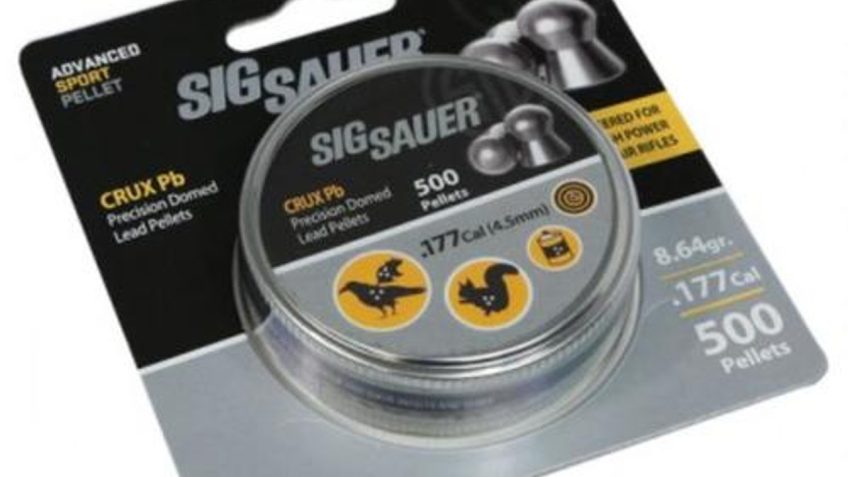 SIG SAUER Crux .177Cal 8.64Gr 500Ct Lead Pellets (AIR-AMMO-CRUX-PB-177-500)