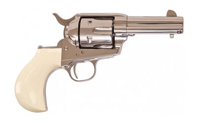 CIMARRON Thunderer "Doc Holliday" Stainless 3.5in .45LC 6rd Engraved Single Action Revolver (CA4506DOCP)