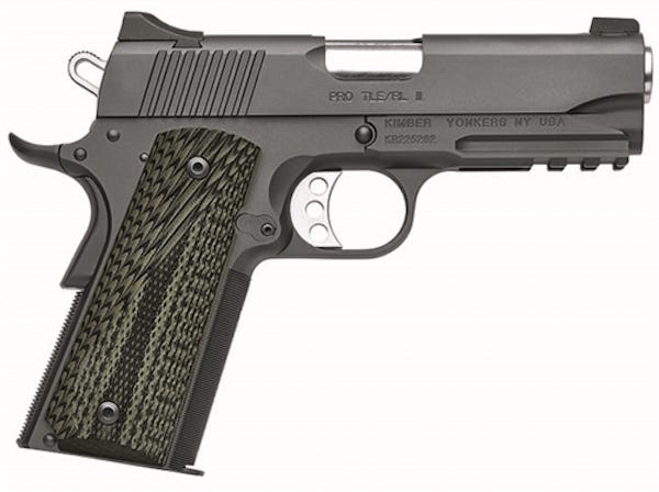 KIMBER 1911 Pro TLE/RL II .45 ACP 4in 7rd Black Semi-Automatic Pistol (3200361)