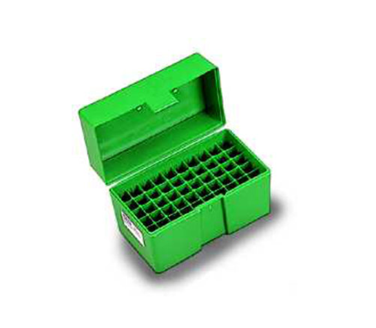 RCBS Small Rifle Ammo Box, For 17 Rem, 204 Ruger, 223 Rem, Green 86901