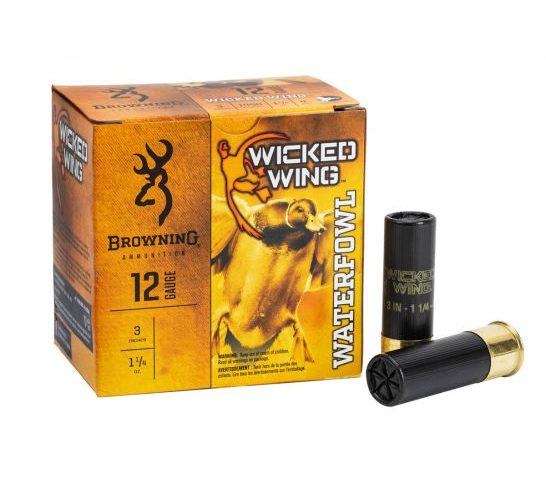 Browning Wicked Wing 12 Gauge 3" 1-1/4 oz Steel 2 Shot