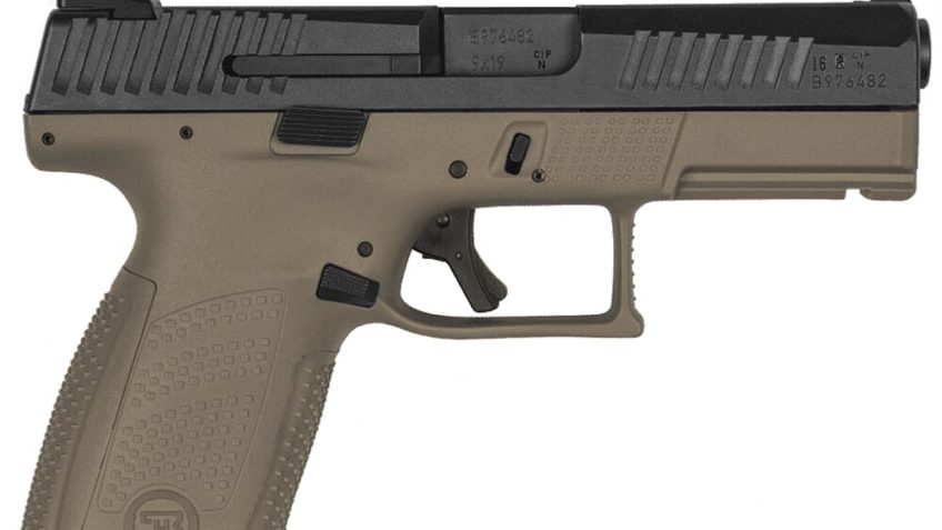 CZ P-10 C 9mm 4.02in 10rd Flat Dark Earth Semi-Automatic Pistol (81532)