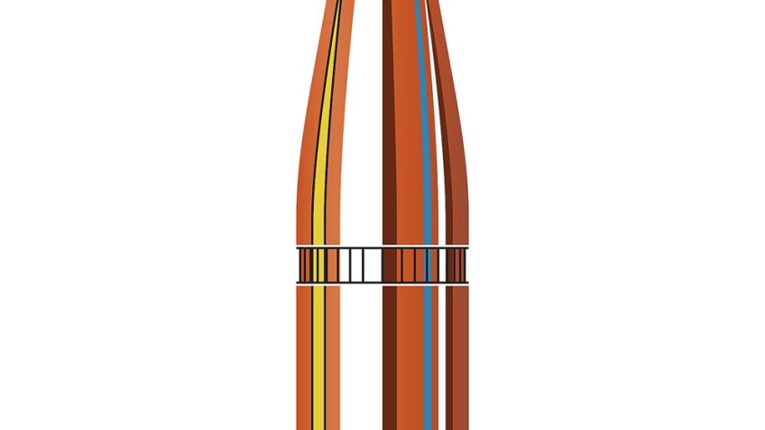 HORNADY InterLock .270 Cal 140Gr BTSP Rifle Bullets (2735)