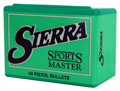 SIERRA Tournament Master 9mm .355" 125Gr FMJ 100rd Box Bullets (8120)