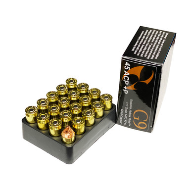 G9 AMMO 45 ACP +P EHP 117 Grain Handgun Ammo (45ACP-117)