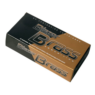 CCI Blazer Brass .38 Special 125Gr FMJ 200rd Box Ammo (52107BB)