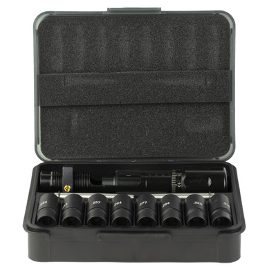 Frankford Arsenal Universal Bullet Seating Die, .224 – .338 Calibers, Built it Micrometer, 9 Bullet Alignment Sleeves , 3 VLD Seating Stems, Storage Case, Black 1116715