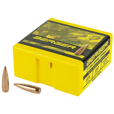 Berger Bullets BT Target, .308 Diameter, 30 Caliber, 155.5 Grain, Hollow Point Boat Tail, 100 Count 30416