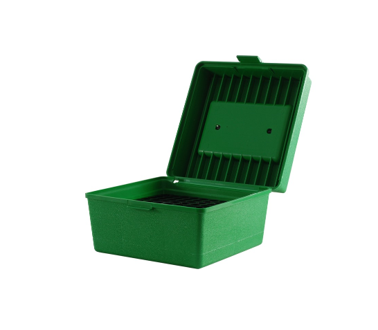 MTM Deluxe Handle 22-250 to 458 Win 100rd Green Ammo Box (R-100-10)